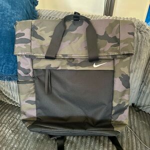 Nike Camo Backpack Tote